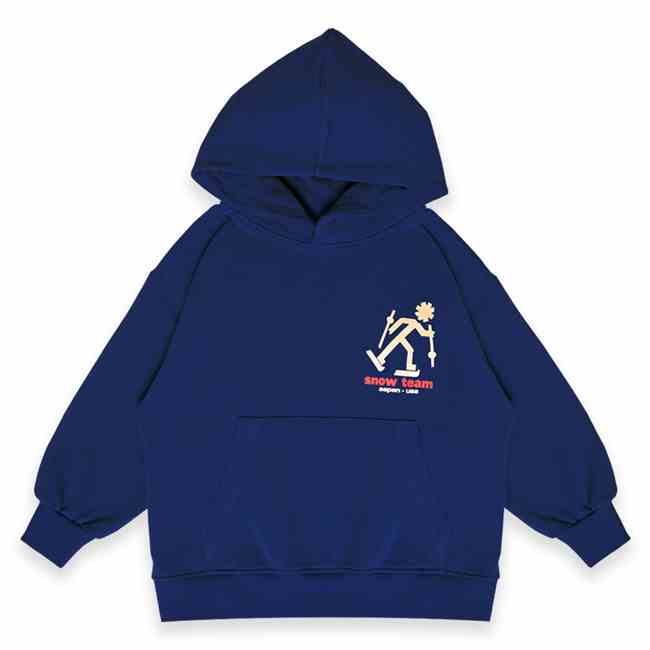 بلوز کلاهدار جیبدار Snow team 