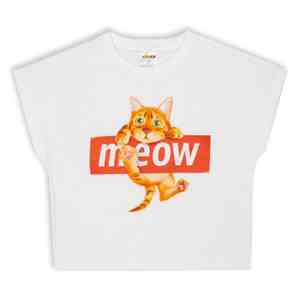 تی شرت گربه Meow