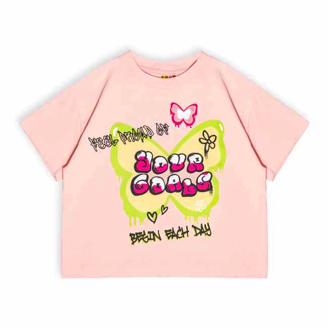 تی شرت گل و پروانه 