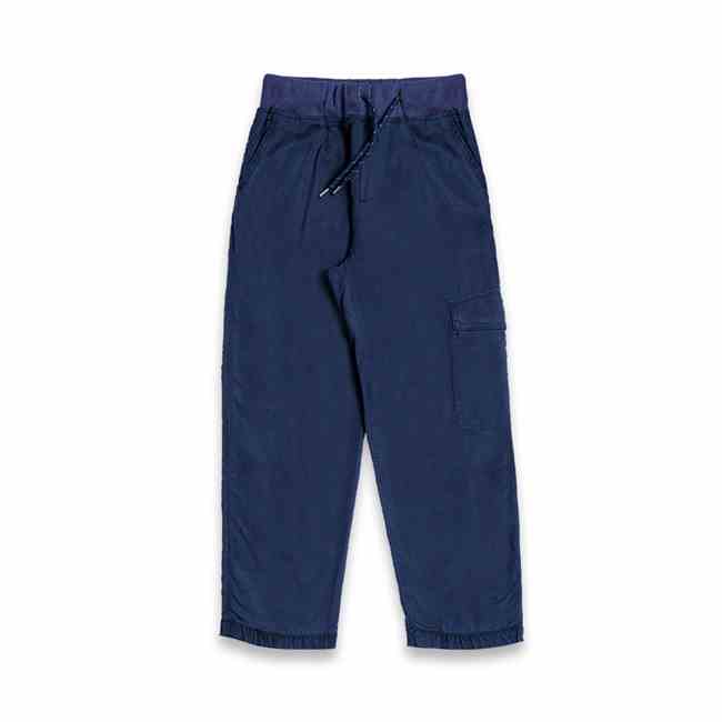 شلوار کتان با کمر کشباف 
